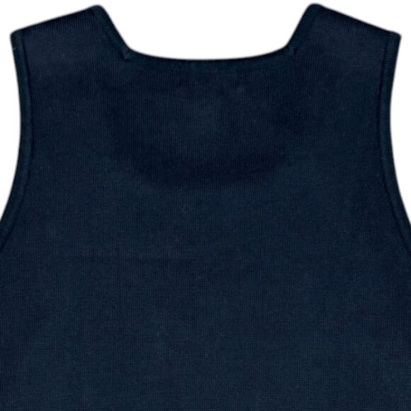 EUC Women's L.L. BEAN Square Neck Sleeveless Knit Cotton Dress | Size Large - Picture 4 of 6